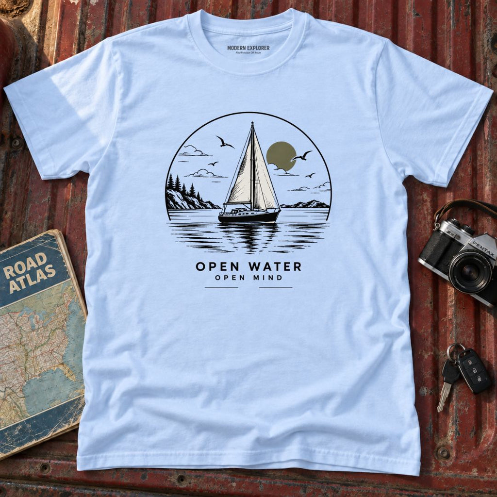 'Open Water, Open Mind' Sailboat T-Shirt