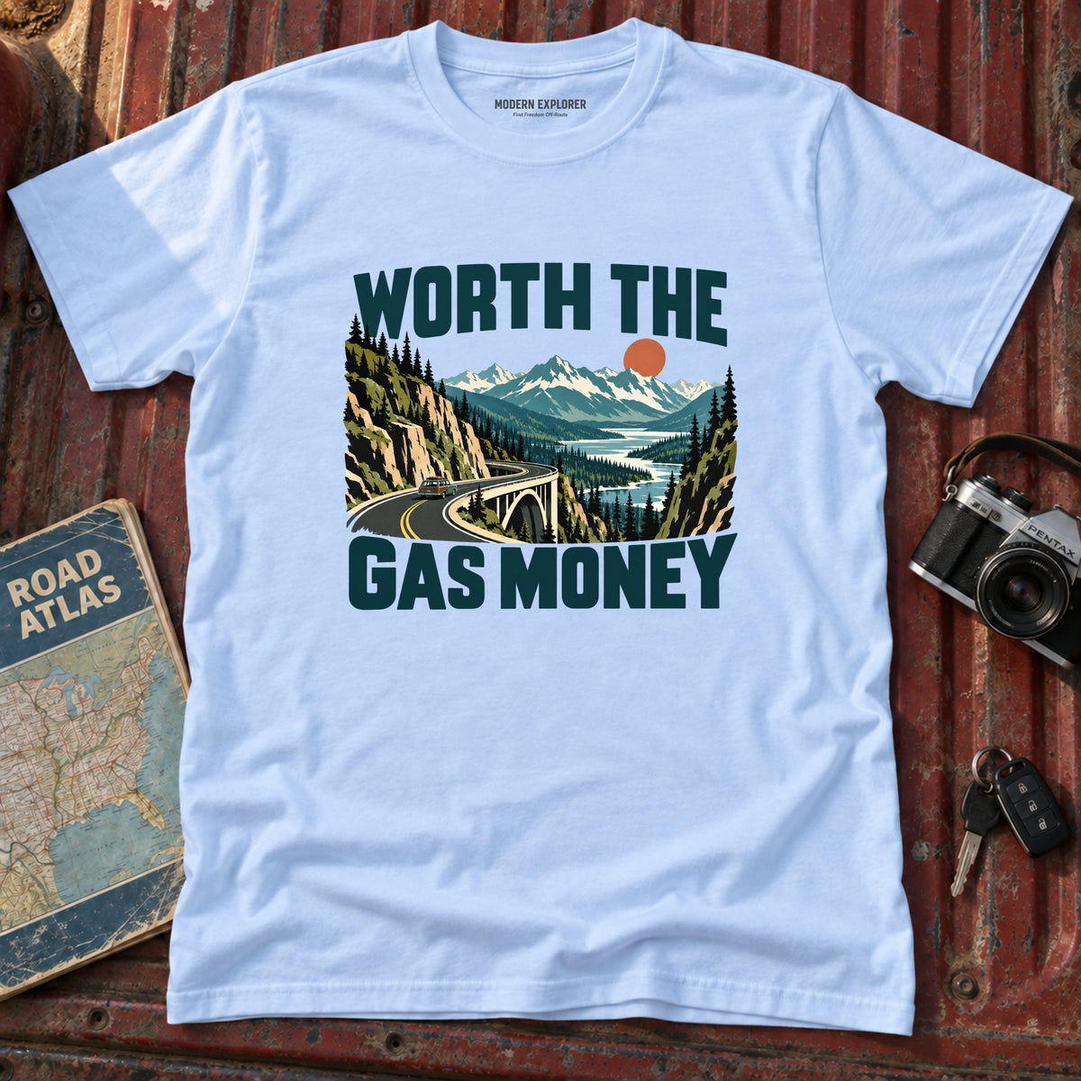 "Worth The Gas Money" Adventure Tee