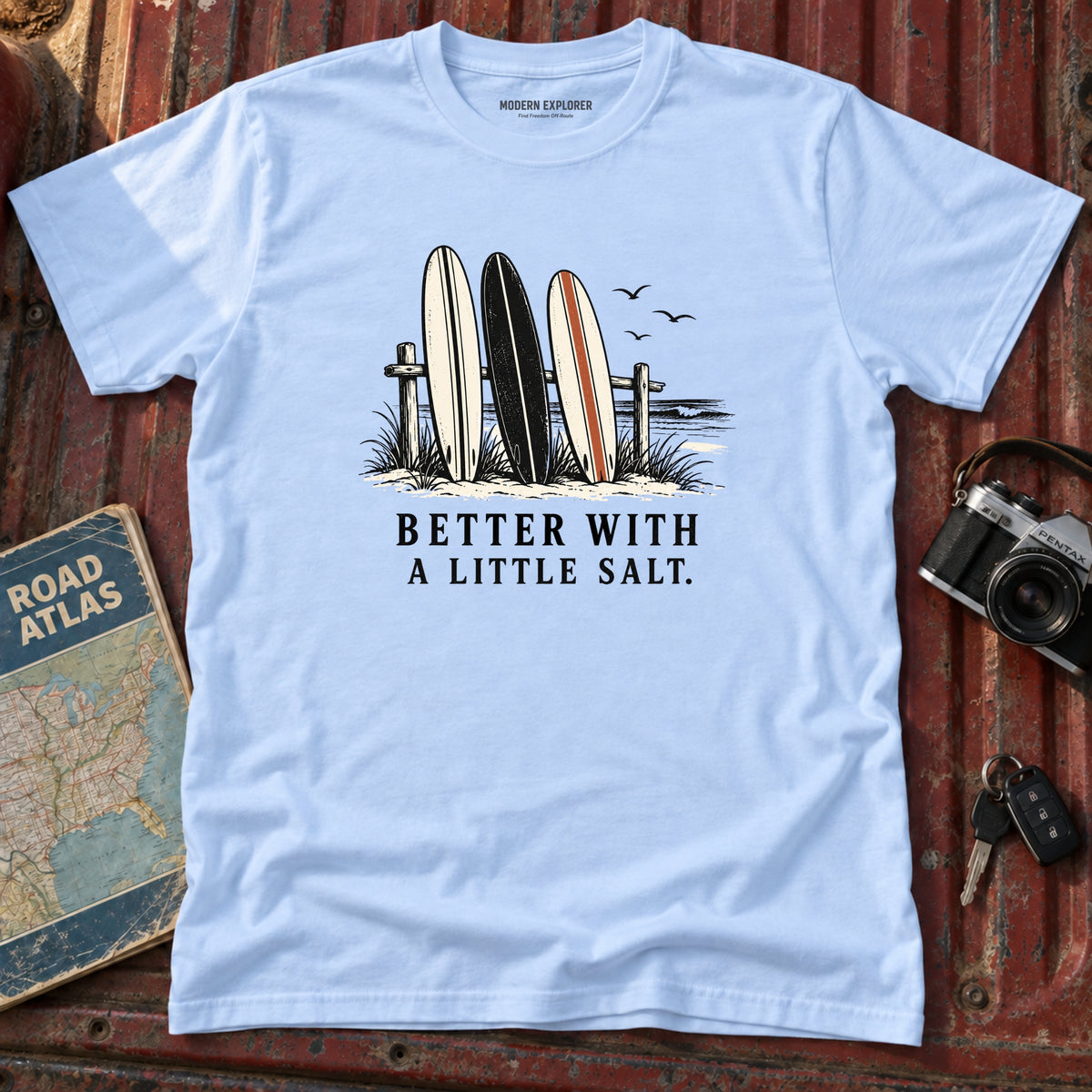 "Better with a little Salt" Beach Tee