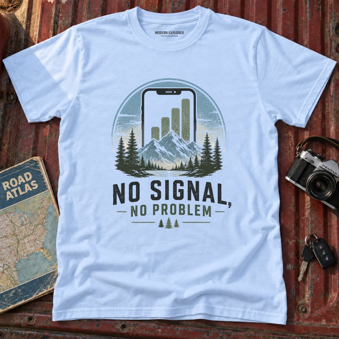 'No Signal, No problem' Graphic Tee
