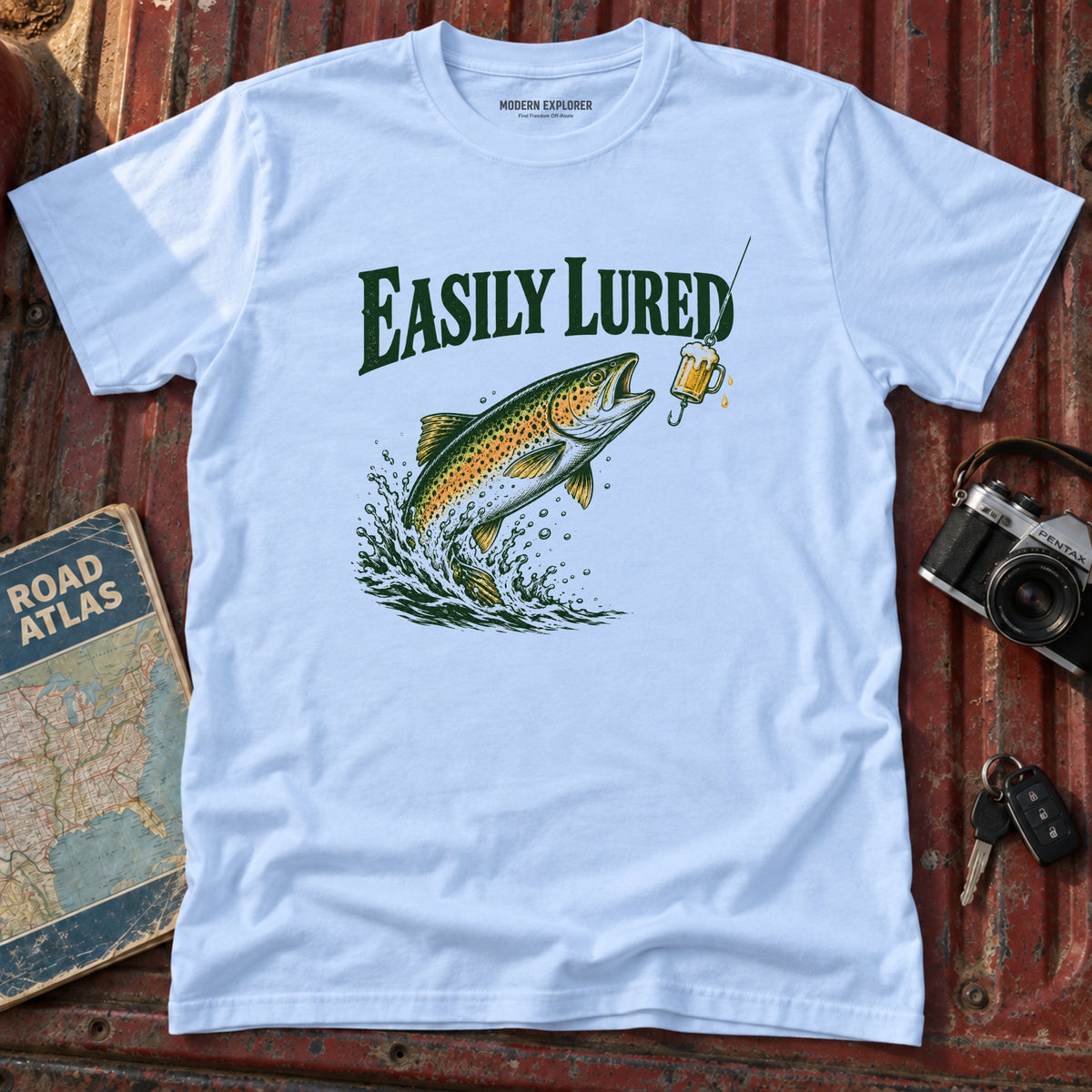 "Easily Lured" Fishing Tee