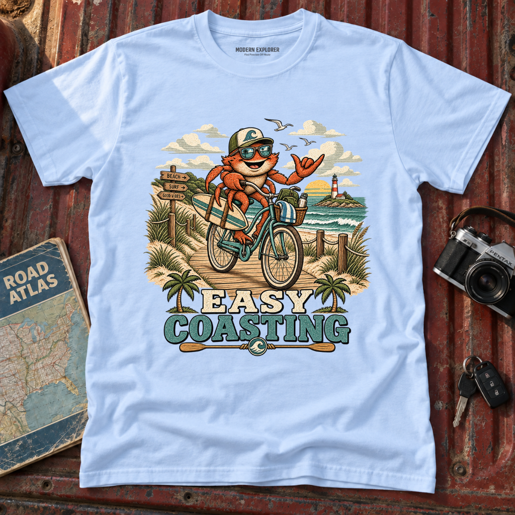 Easy Coasting Beach Graphic Tee