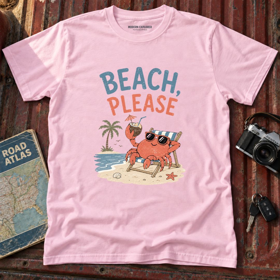 'Beach, Please' T-Shirt