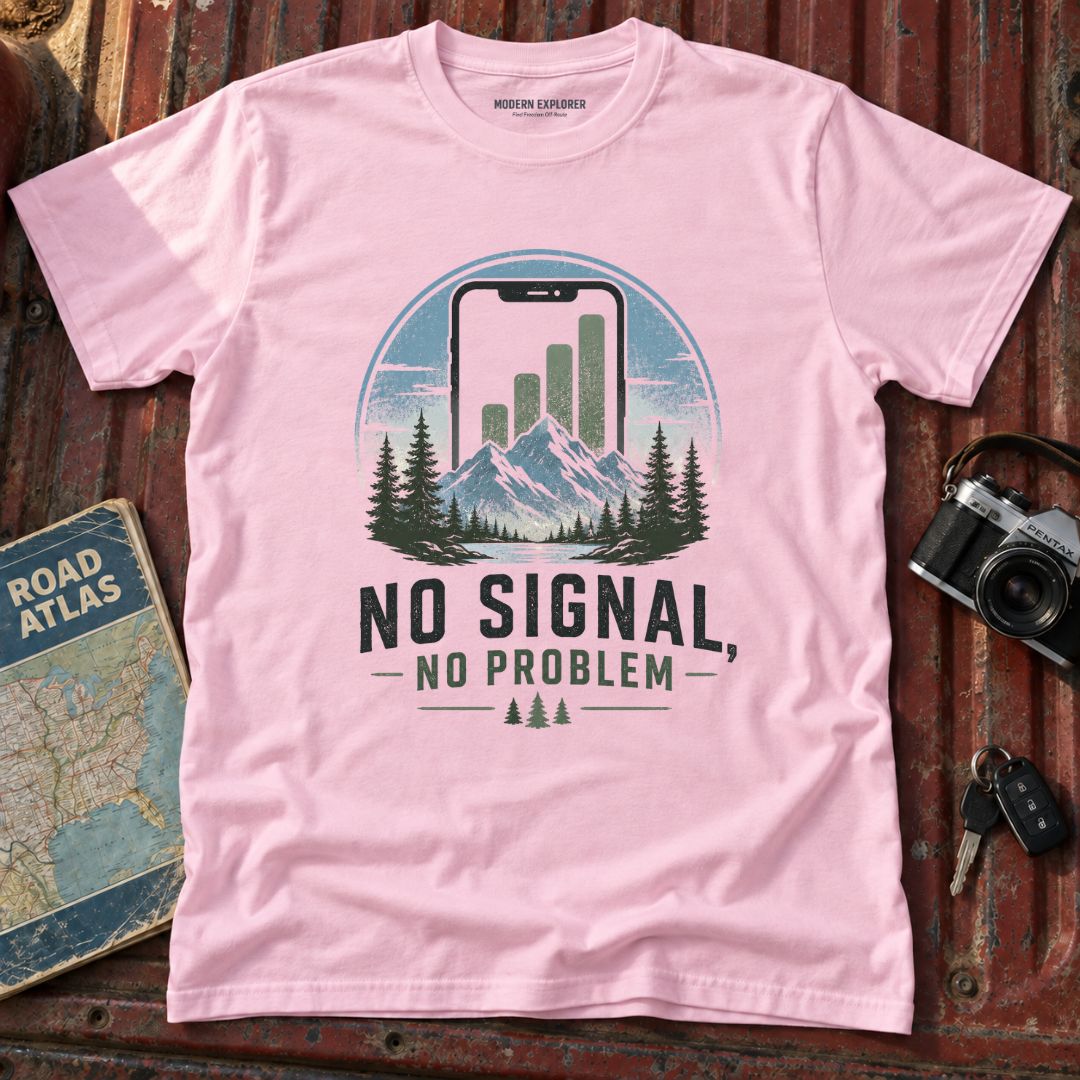 'No Signal, No problem' Graphic Tee