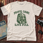 "Travel Light Live Full" Adventure Graphic Tee