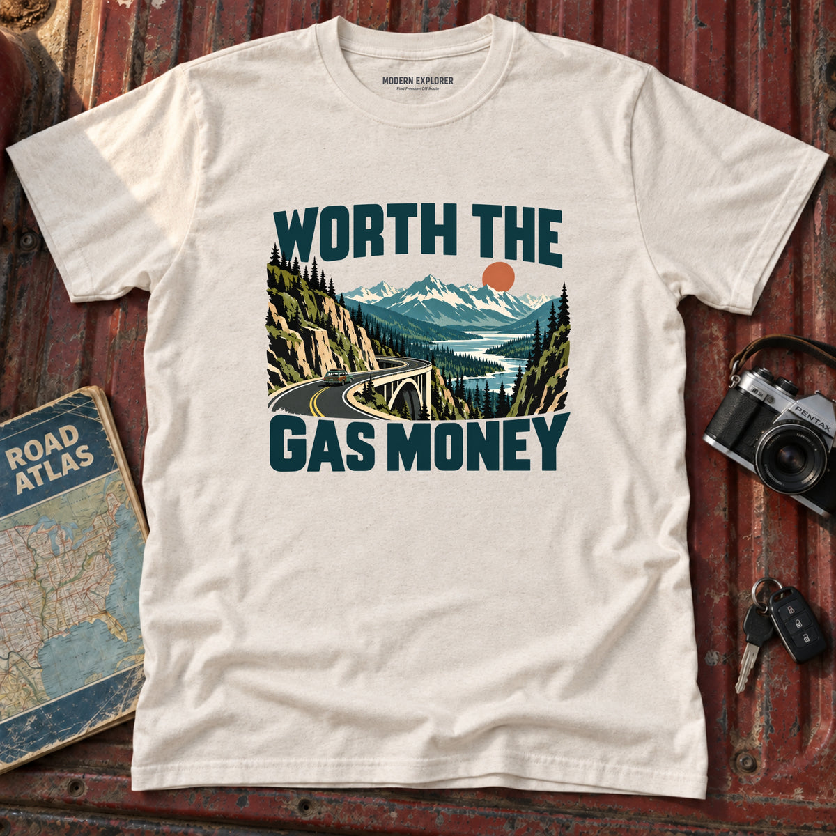 "Worth The Gas Money" Adventure Tee