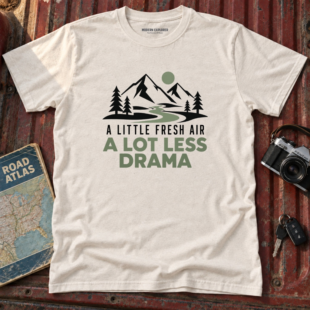 "A Little Fresh Air A Lot Less Drama" Graphic Tee