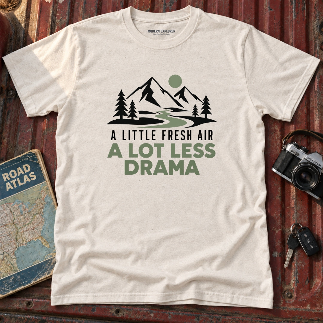"A Little Fresh Air A Lot Less Drama" Graphic Tee