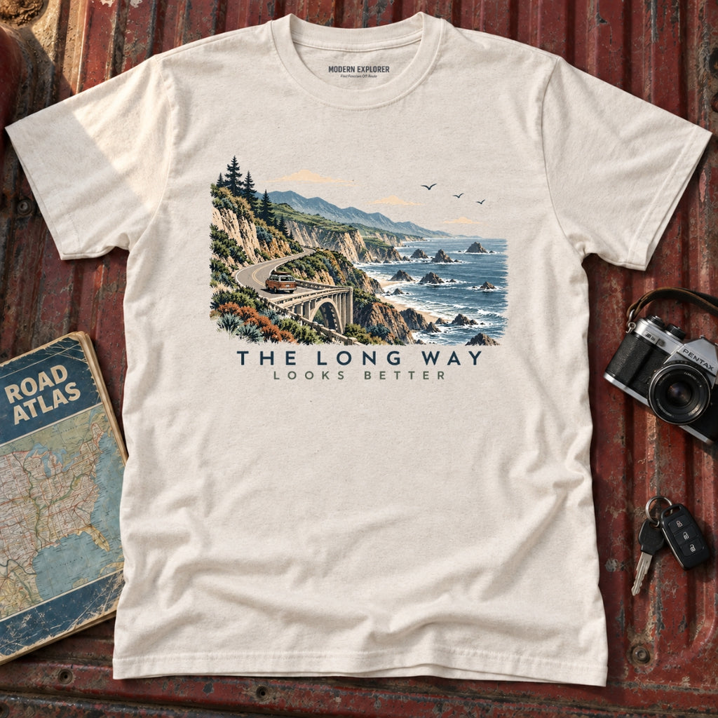 "The Long Way Looks Better" Graphic Tee
