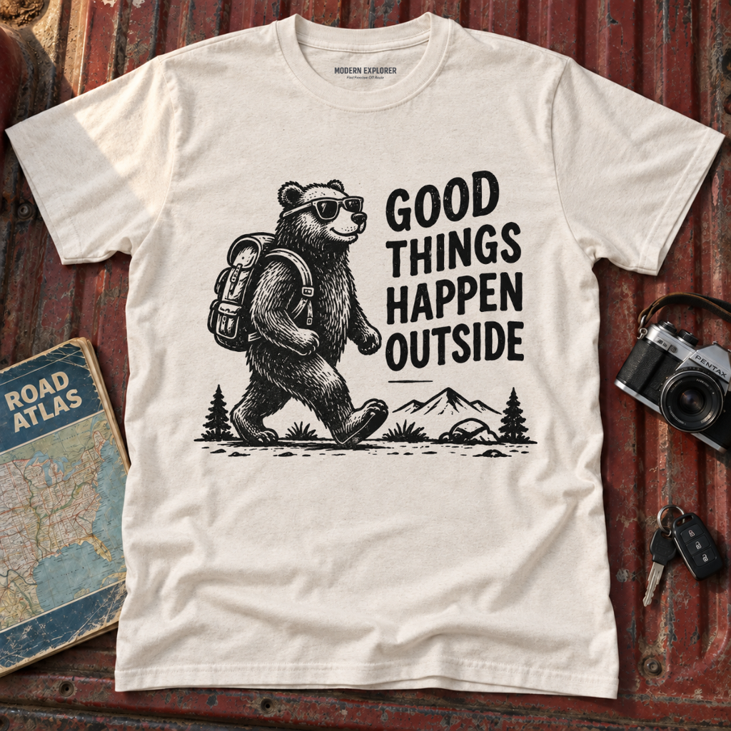 Good Things Happen Outside Graphic Tee