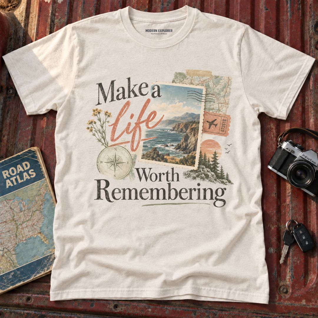 "Make a Life Worth Remembering" Graphic Tee