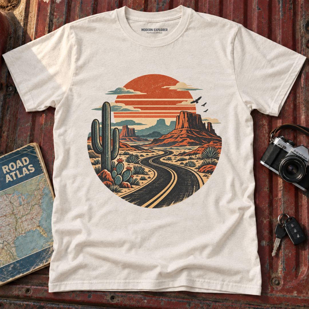 Desert Sunset Graphic T-Shirt