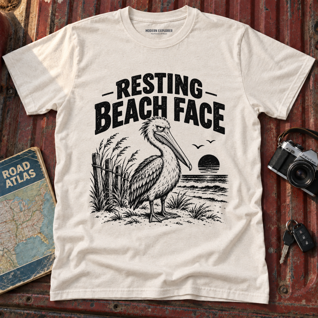 Resting Beach Face T-Shirt
