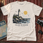 "Follow the Beacon" Coastal Graphic Tee