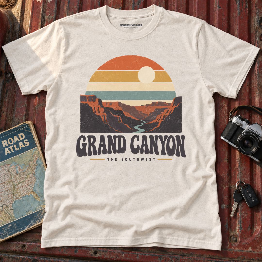 Grand Canyon Retro Sunset Tee