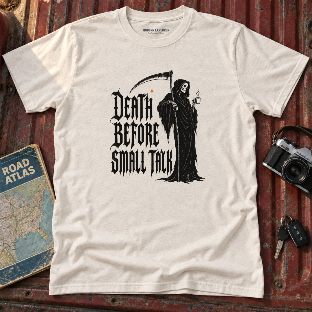 "Death Before Small Talk" Graphic Tee