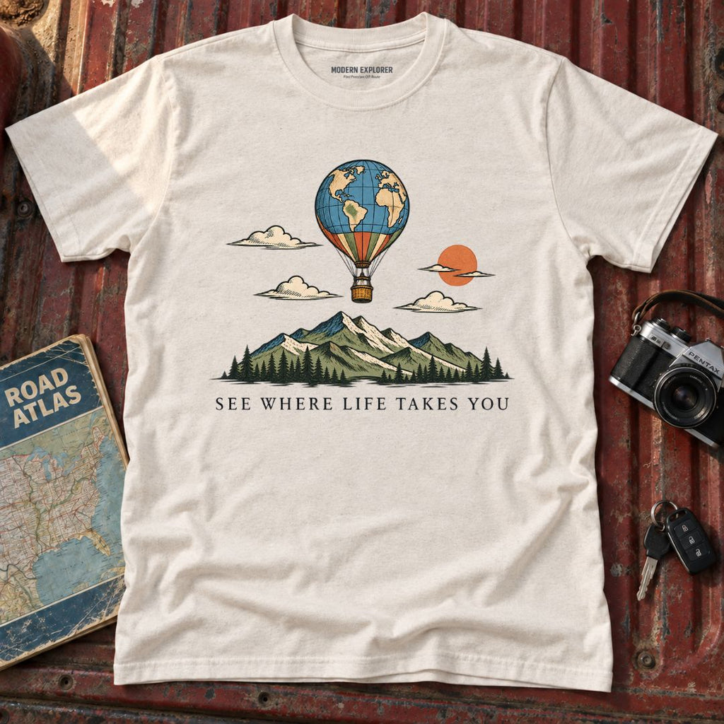 'See Where Life Takes You' Travel Tee