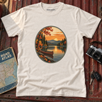 Autumn Lakeside Sunset T-Shirt