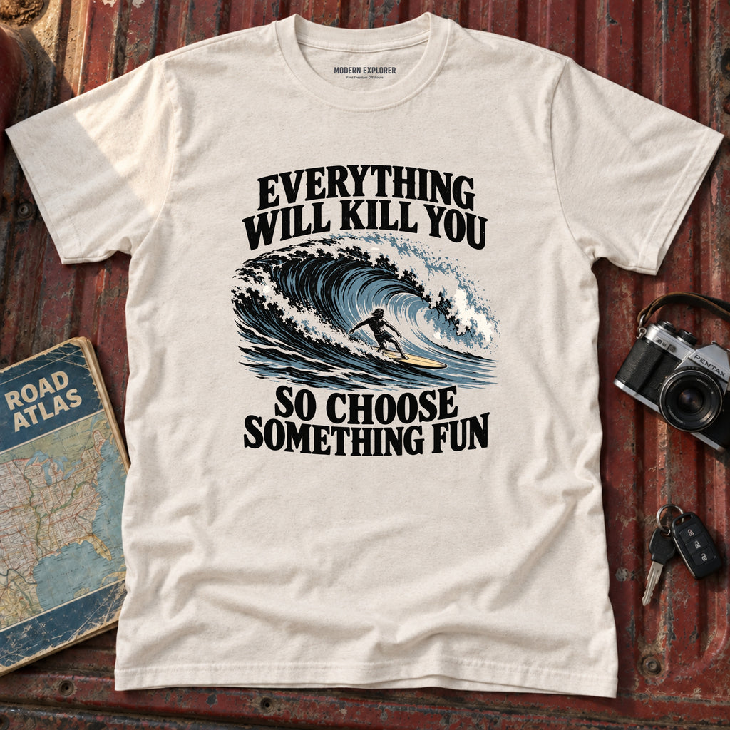 'Choose Something Fun' Surf Tee
