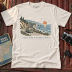 'Tale the Coastal Way' Sunset Beach Graphic