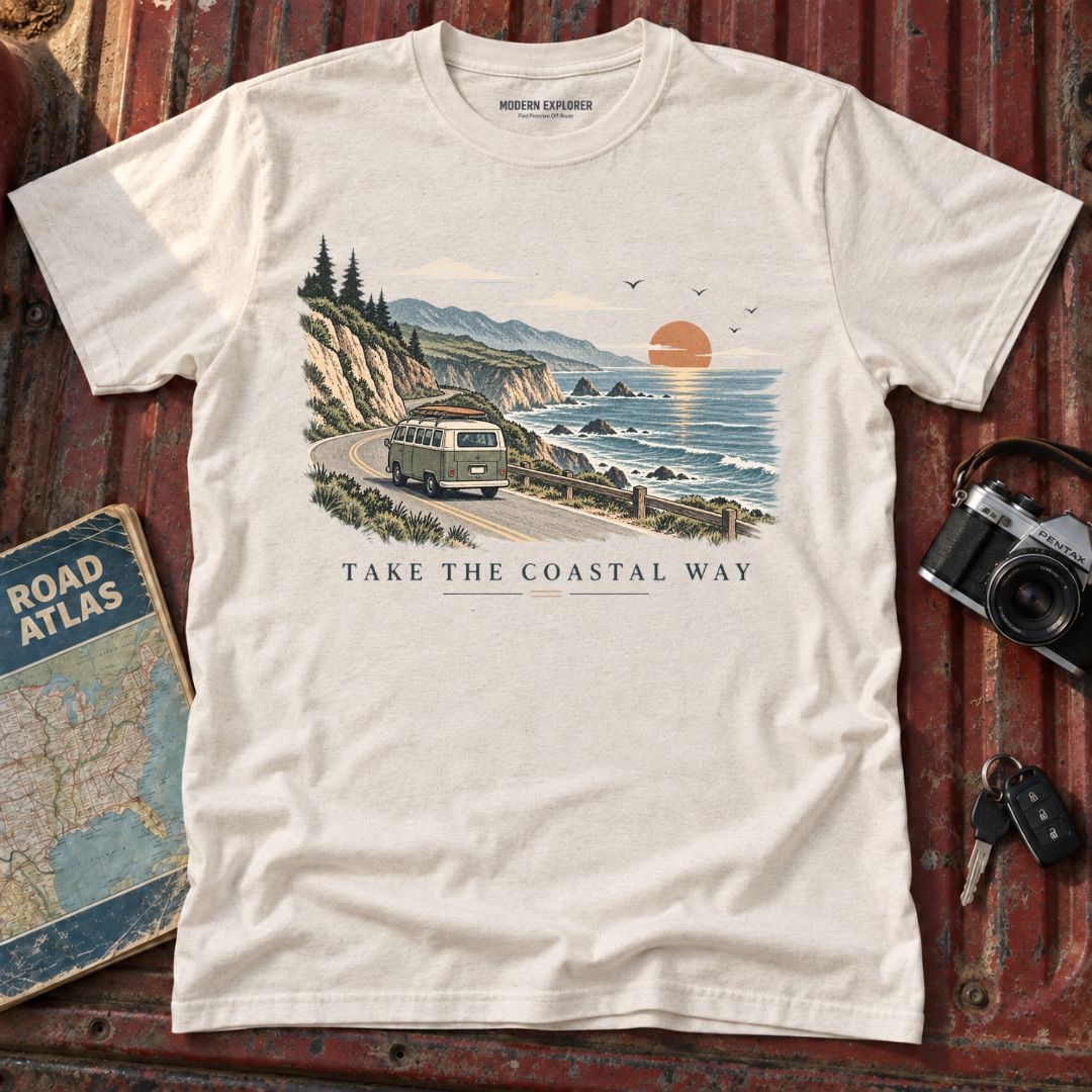 'Tale the Coastal Way' Sunset Beach Graphic