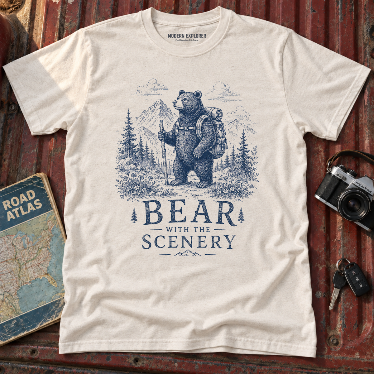 'Bear With The Scenery' Graphic Tee