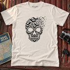 Midnight Swarm Skull Halloween Graphic Tee