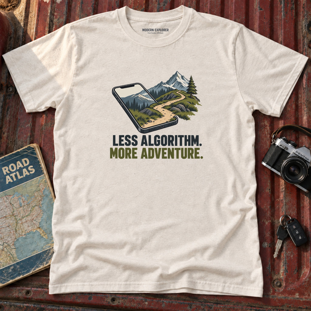 Less Algorithm More Adventure Tee