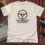 "There's No Scenic Route On Autopilot" Graphic Tee