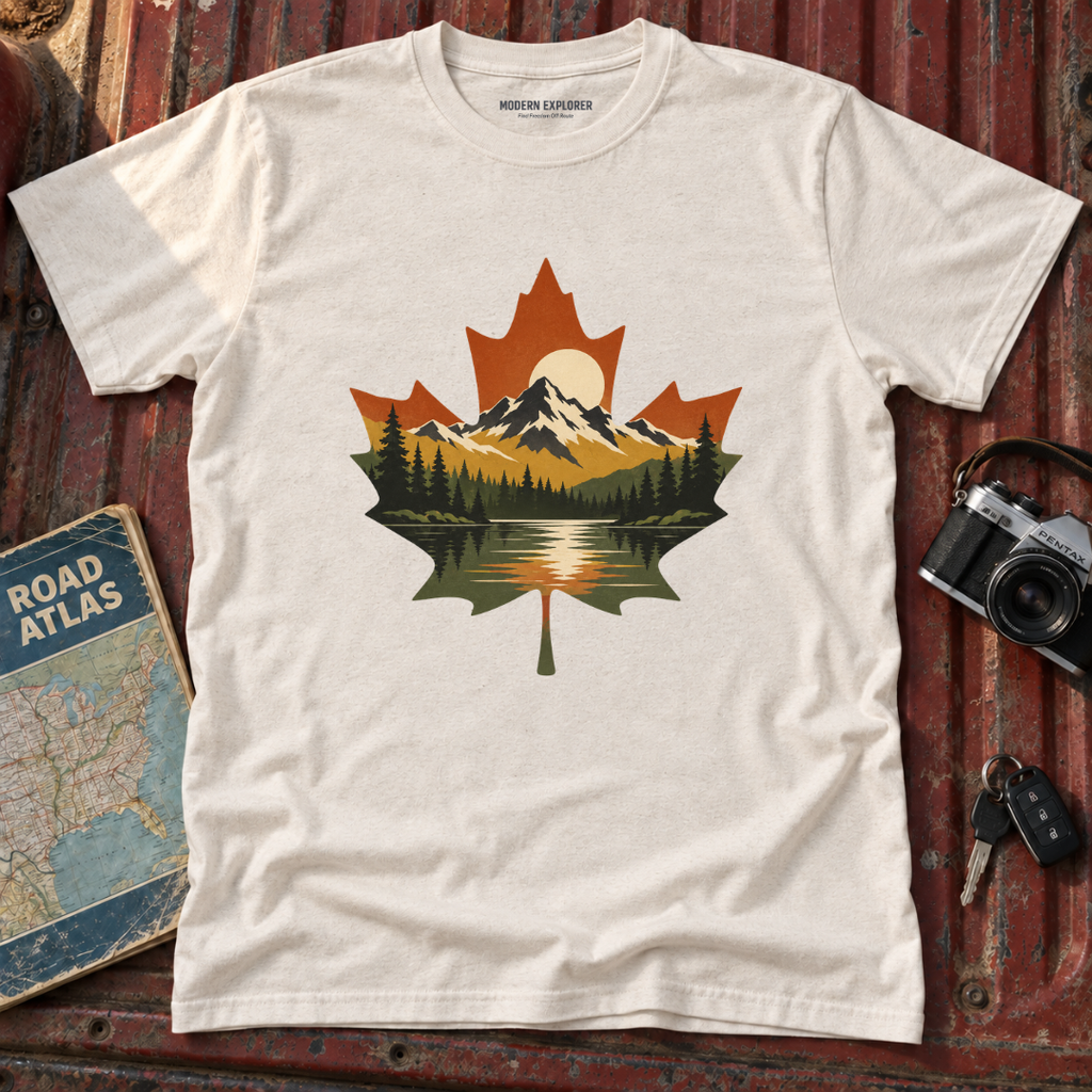 Maple Mountain Landscape T-Shirt