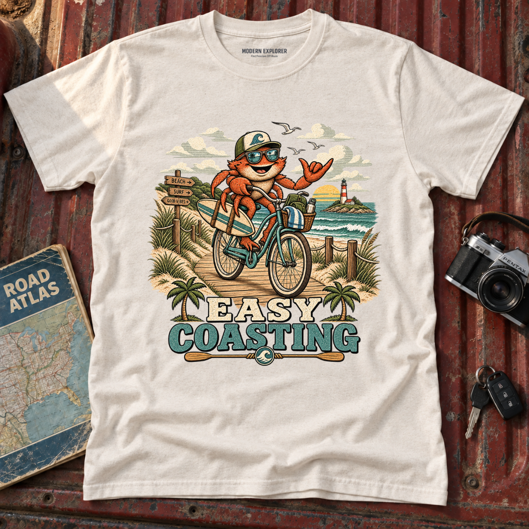 Easy Coasting Beach Graphic Tee