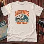 "Catch Waves Not Fear" Halloween Graphic Tee