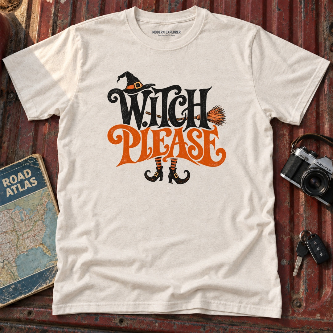 "Witch Please" Halloween Graphic Tee