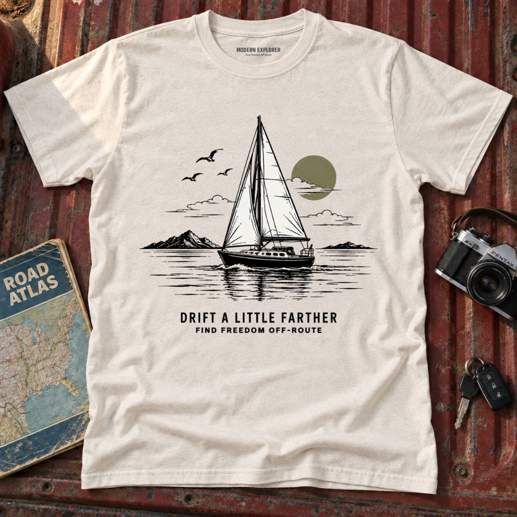 'Drift a Little Farther' Nautical Graphic Tee