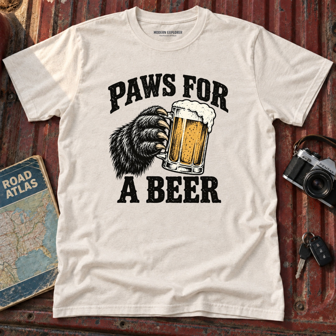"Paws for a Beer" Tee
