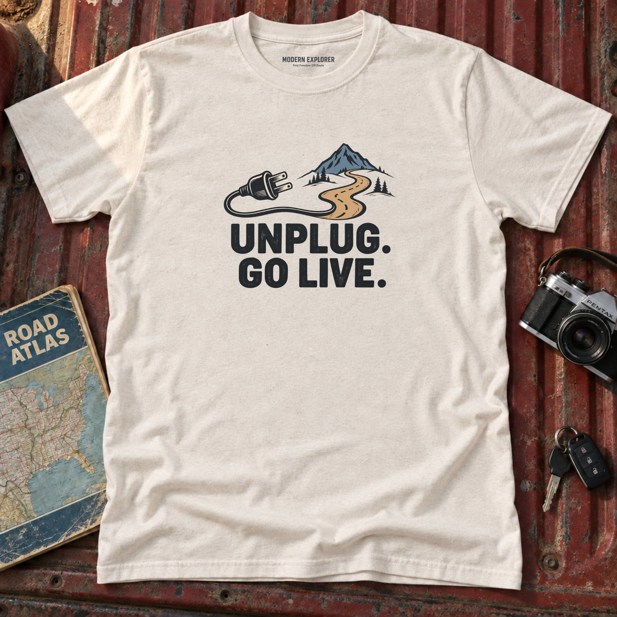 Unplug Go Live Tee