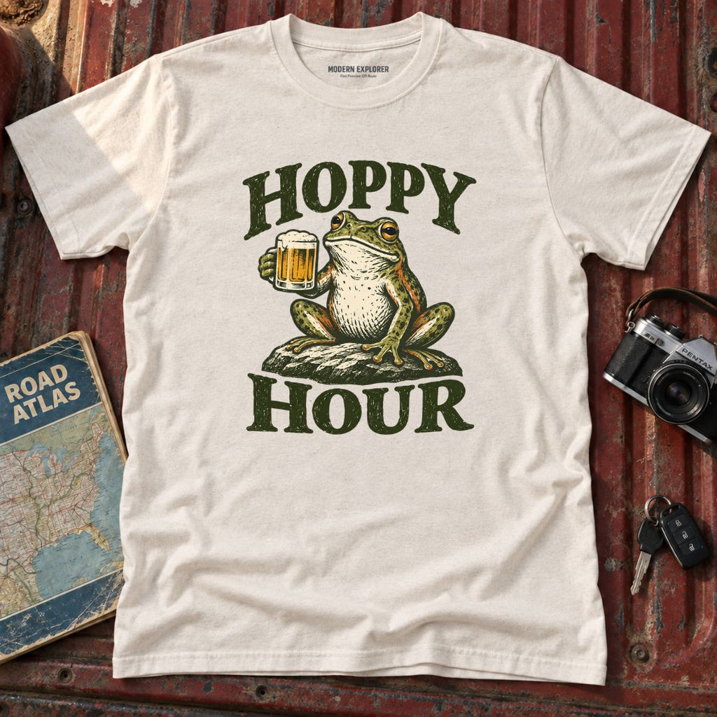 "Hoppy Hour" Frog Tee