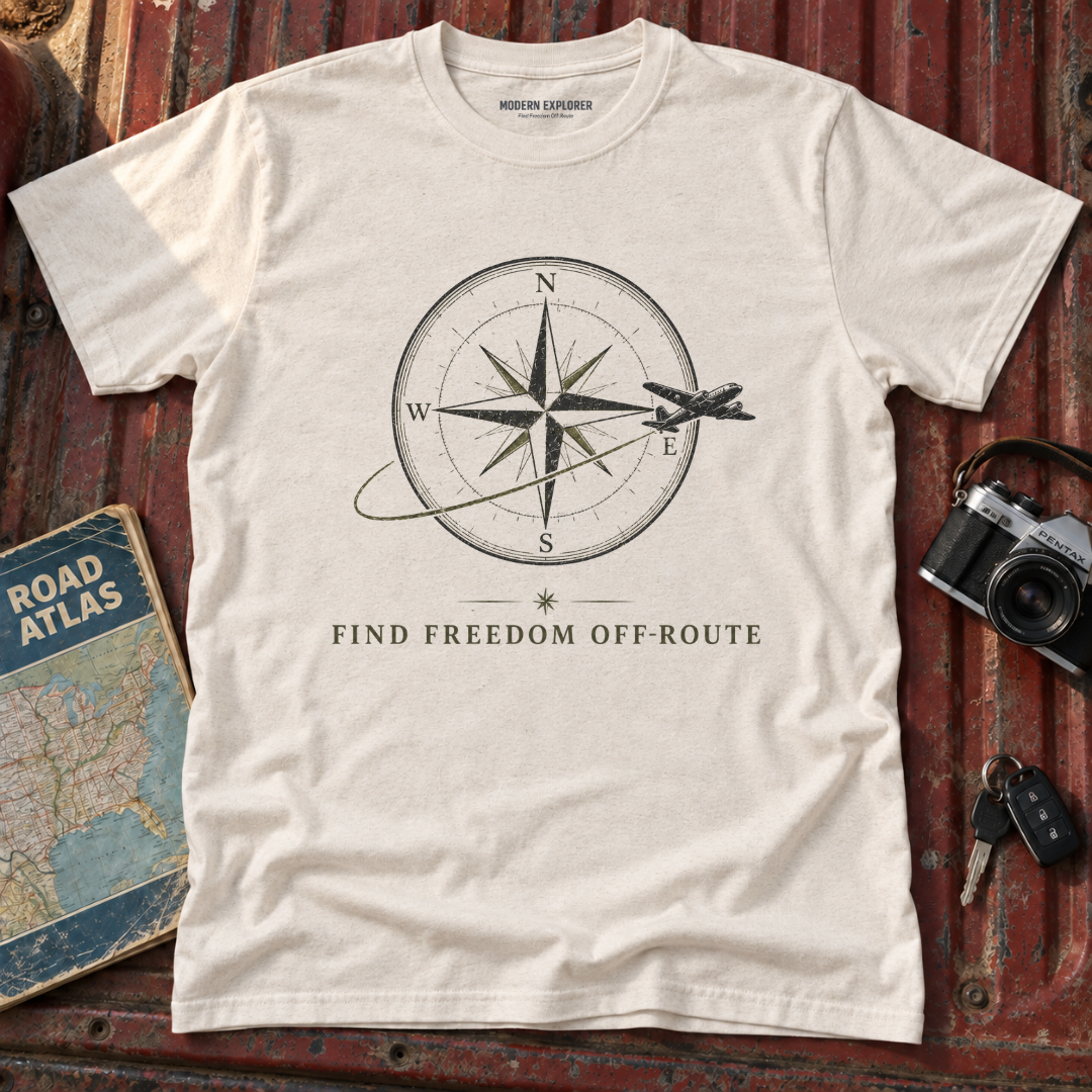 Find Freedom Off Route Travel Tee