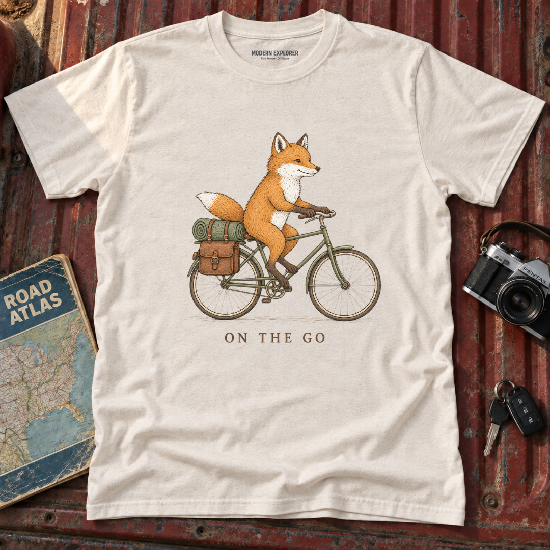 'On The Go' Adventure Fox Tee