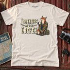 "Adventure After Coffee" Graphic Tee