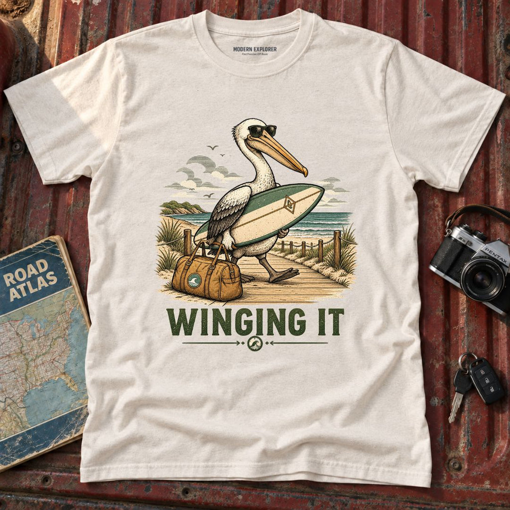 "Winging It" Beach Tee