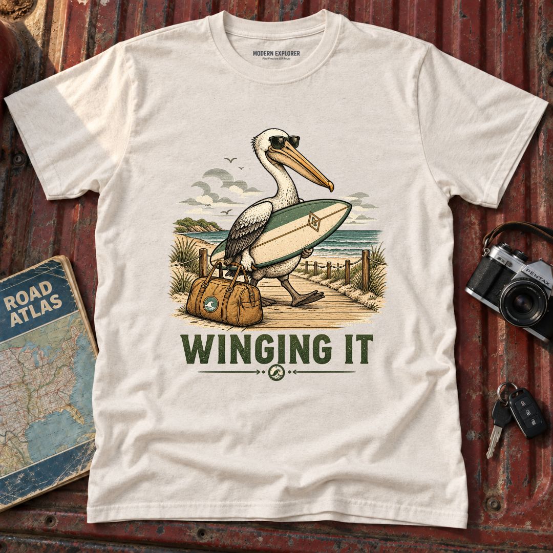 "Winging It" Beach Tee