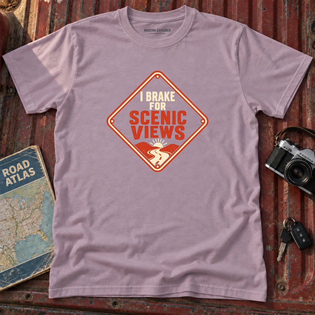 "I brake for Scenic Views" Graphic Tee