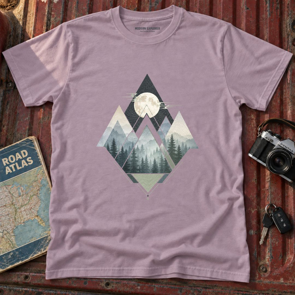 Moon, Mountain, Forest Graphic Tee
