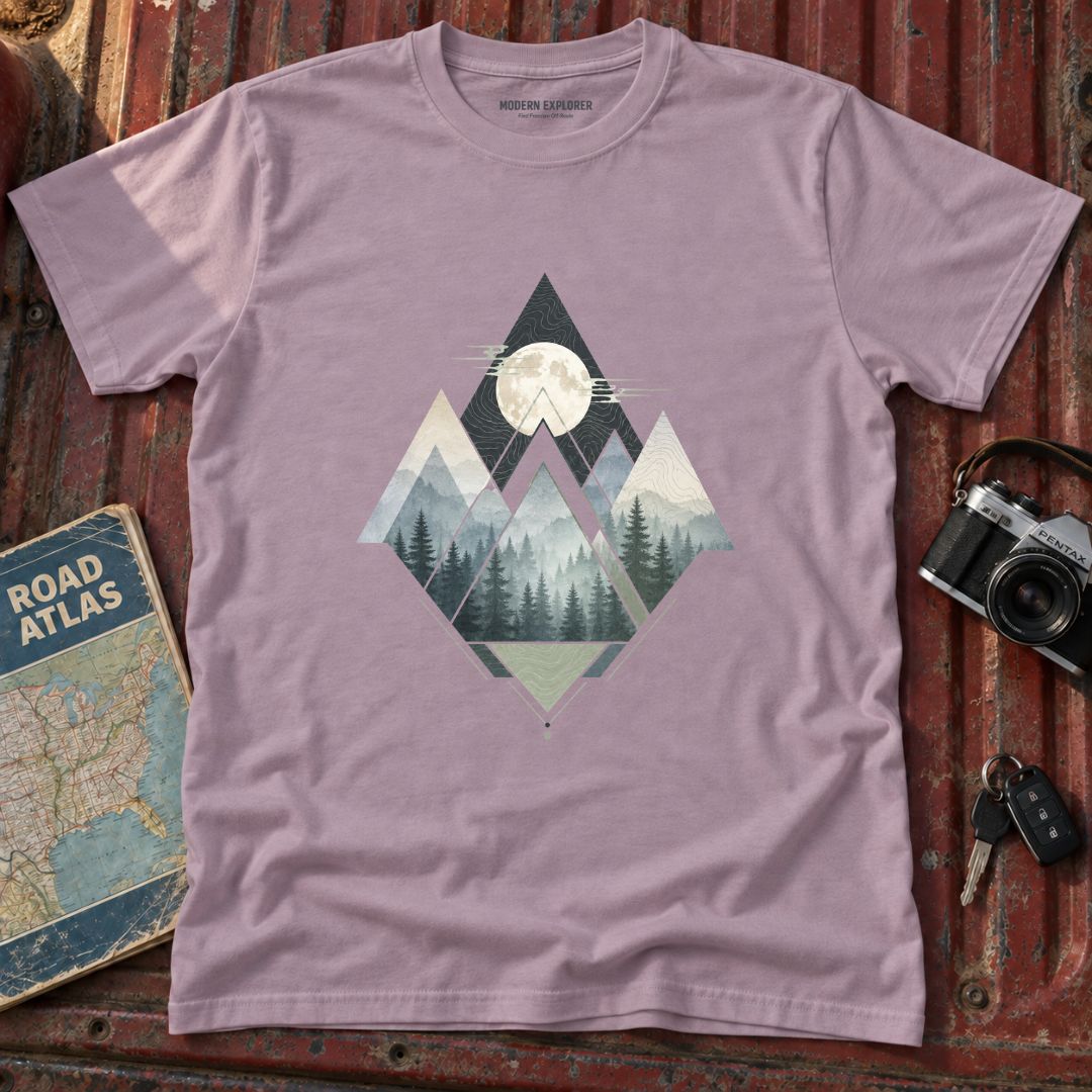 Moon, Mountain, Forest Graphic Tee