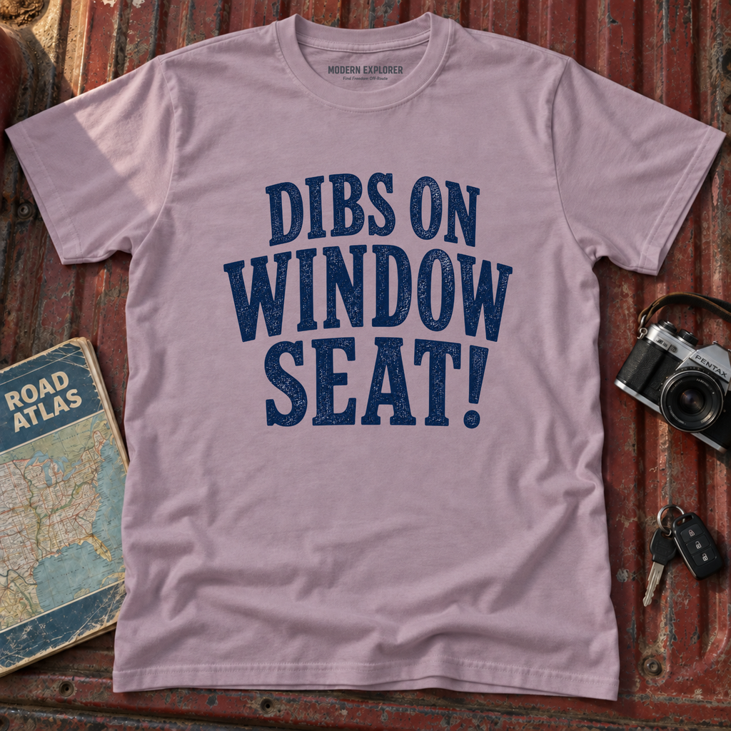 'Dibs on Window Seat!' Graphic Tee