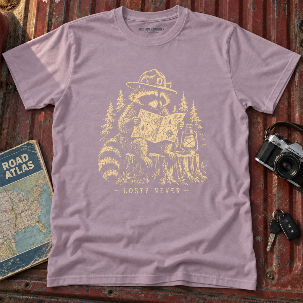 'Lost? Never' Adventure Tee