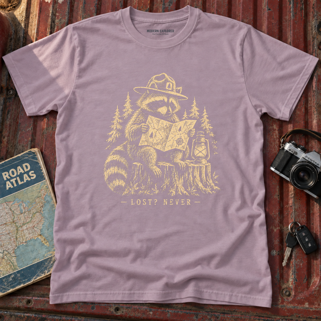 'Lost? Never' Adventure Tee