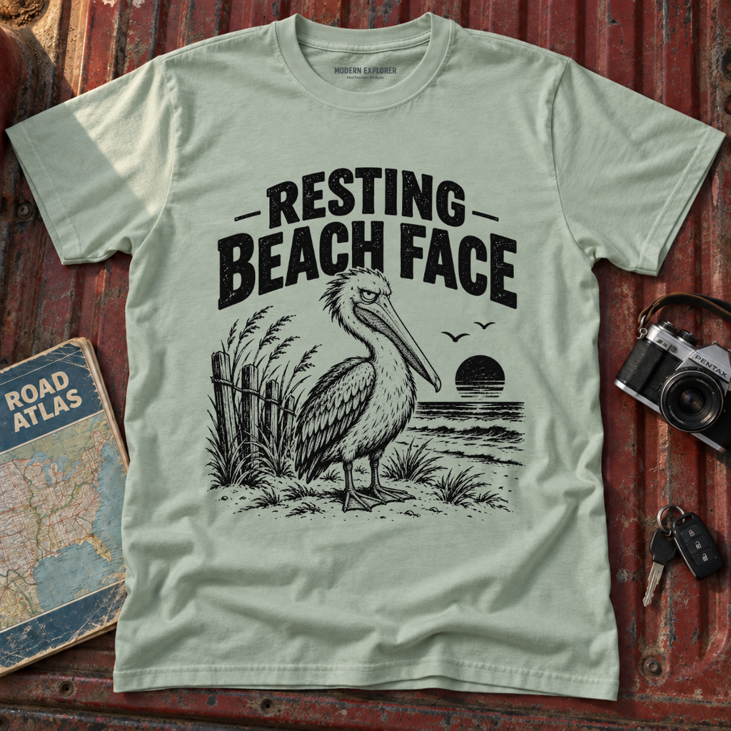 Resting Beach Face T-Shirt