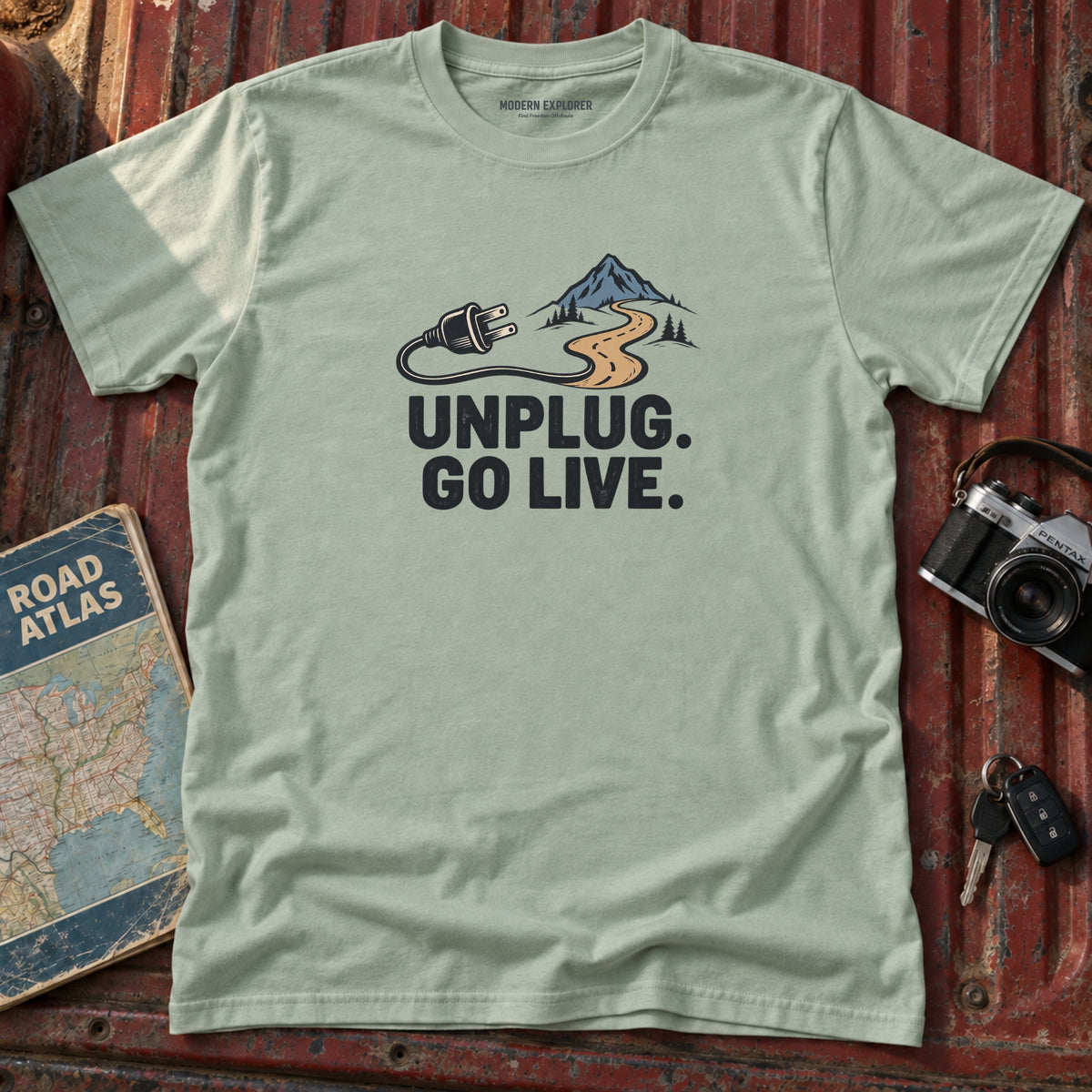 Unplug Go Live Tee